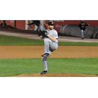 Long Island Ducks pitcher Scott Harkin