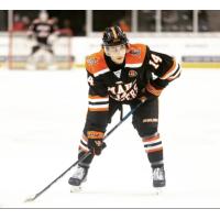 Defenseman TJ Schweighardt with the Omaha Lancers