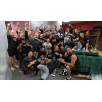 Long Island Ducks celebrate the North Division championship