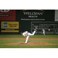 York Revolution pitcher Austin Nicely delivers