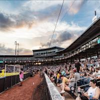 Fans at ONEOK Field for an FC Tulsa match