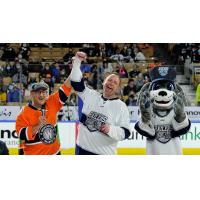 Worcester Railers emcee Adam Webster crowns Joey Chestnut the Champion