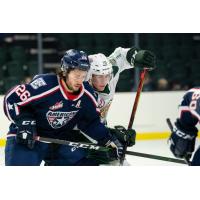 Landon Roberts with the Tri-City Americans