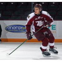 Tucker Robertson of the Peterborough Petes