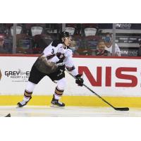 Defenceman Evan Toth with the Calgary Hitmen