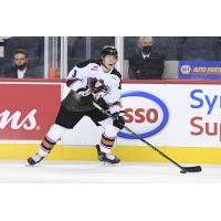 Defenceman Evan Toth with the Calgary Hitmen