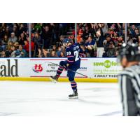 Defenceman Alex Cotton with the Lethbridge Hurricanes