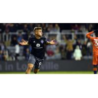 Louisville City FC forward Jorge Gonzalez