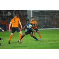 Colorado Springs Switchbacks FC eye the ball against Orange County SC