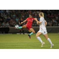 Kansas City Current forward Mariana Larroquette