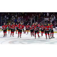 Kelowna Rockets salute the crowd