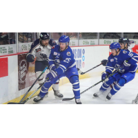 Wichita Thunder forward Logan Fredericks vs. the Tulsa Oilers