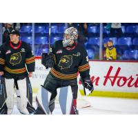 Vancouver Giants goaltender Jesper Vikman