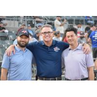 Jonathan Kalafer, Patrick McVerry, Josh Kalafer of the Somerset Patriots