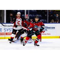 Kelowna Rockets defenceman Jackson DeSouza vs. the Prince George Cougars