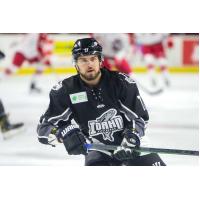 Yauheni Aksiantsiuk with the Idaho Steelheads