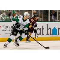 Texas Stars left wing Curtis McKenzie vs. the Chicago Wolves