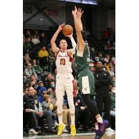 Dylan Windler of the Cleveland Charge takes a shot against the Wisconsin Herd