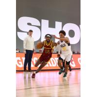 Cleveland Charge guard Malik Newman drives against the Salt Lake City Stars