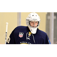 Goaltender Michael Sochan with the Sioux Falls Stampede