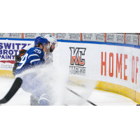 Wichita Thunder forward Brayden Watts vs. the Kansas City Mavericks
