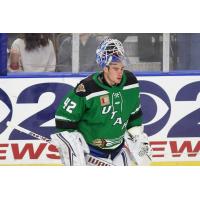 Utah Grizzlies goaltender Peyton Jones