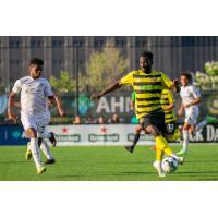 Pittsburgh Riverhounds SC striker Albert Dikwa