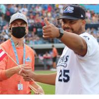 West Michigan Whitecaps manager Brayan Peña