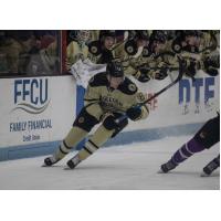Muskegon Lumberjacks forward Owen Mehlenbacher vs. Team USA