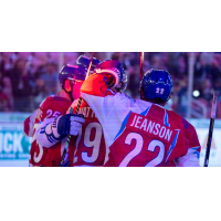 Wichita Thunder celebrate a goal