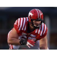 Calgary Stampeders offensive lineman Zack Williams