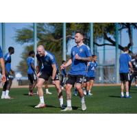 Seattle Sounders FC train in Tucson
