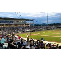 Clover Stadium, home of the New York Boulders