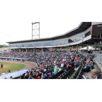 Clover Stadium, home of the New York Boulders