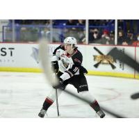 Vancouver Giants left wing Zack Ostapchuk vs. the Kelowna Rockets