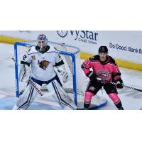 Orlando Solar Bears forward Jake Transit vs. the Utah Grizzlies