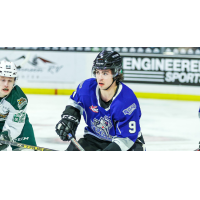 Victoria Royals left wing Tanner Scott vs. the Everett Silvertips