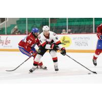 Belleville Senators defenceman Michael Del Zotto vs. the Laval Rocket