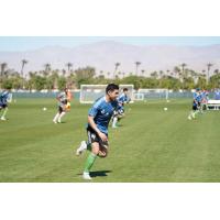 Seattle Sounders FC and LA Galaxy scrimmage in Palm Springs