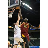 Tacko Fall of the Cleveland Charge dunks against the Fort Wayne Mad Ants