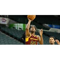 R.J. Nembhard of the Cleveland Charge takes a shot against the Fort Wayne Mad Ants