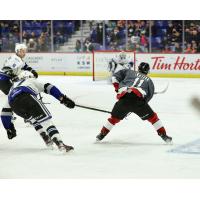 Vancouver Giants right wing Fabian Lysell vs. the Victoria Royals