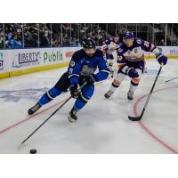 Jacksonville Icemen forward Luke Lynch vs. the Orlando Solar Bears