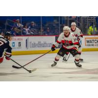 Belleville Senators centre Rourke Chartier vs. the Hartford Wolf Pack