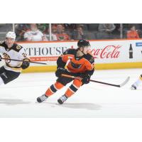 Lehigh Valley Phantoms center Morgan Frost vs. the Providence Bruins