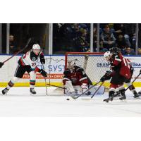 Vancouver Giants goaltender Will Gurski vs. the Kelowna Rockets