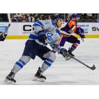 Jacksonville Icemen forward Derek Lodermeier vs. the Orlando Solar Bears