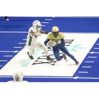 Massachusetts Pirates wide receiver Darren Carrington II