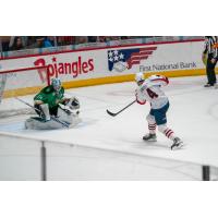 Springfield Thunderbirds captain Tommy Cross against the Charlotte Checkers