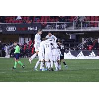 Chicago Fire FC celebrates a goal against D.C. United